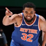 <aKarl-Anthony Towns Excites Fans in Return to MIN as Knicks Beat Julius Randle, Wolves