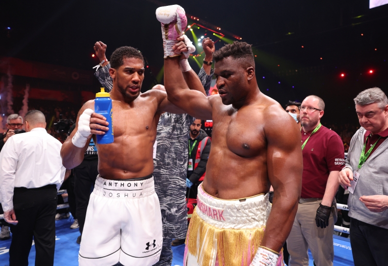 Francis Ngannou stays suspicious of KO loss to Anthony Joshua: ‘Something unjust absolutely took place’