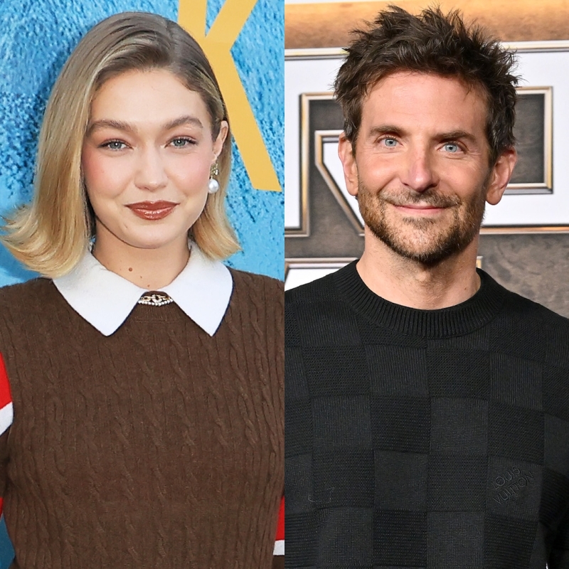 How Gigi Hadid Gave Bradley Cooper Some Cheesy Support