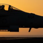 2 U.S. Navy pilots eject to security after friendly fire downs their fighter jet