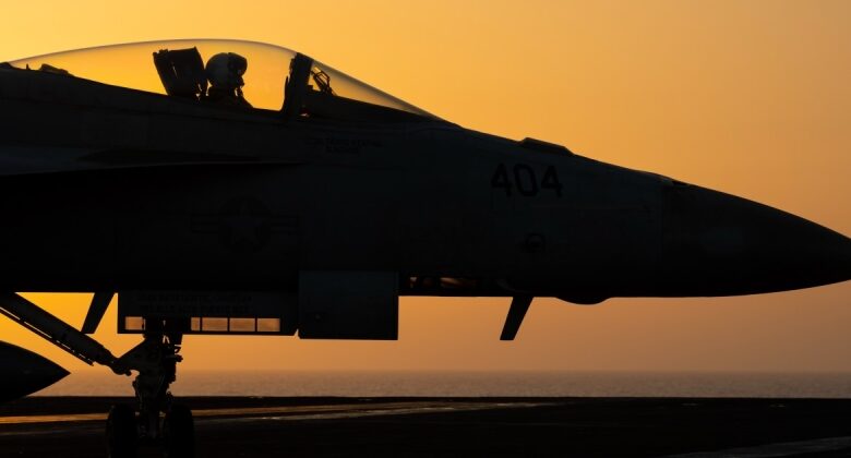 2 U.S. Navy pilots eject to security after friendly fire downs their fighter jet