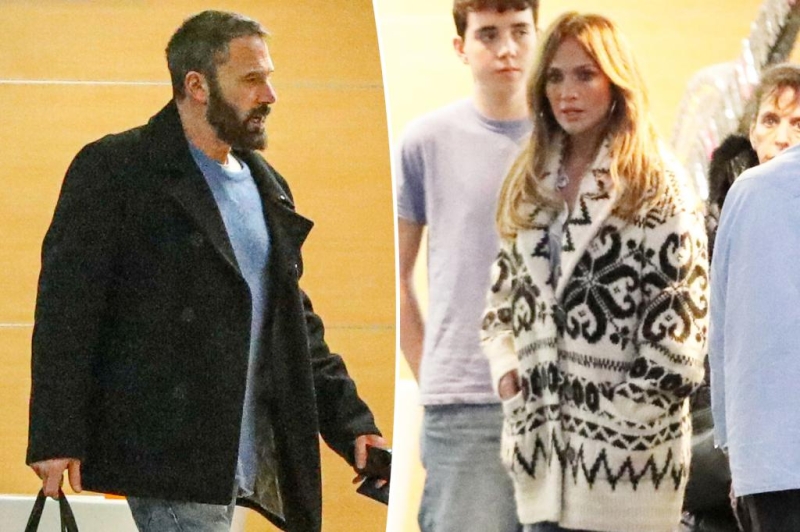 Jennifer Lopez and Ben Affleck satisfy up at members-only club in Los Angeles ahead of the vacations