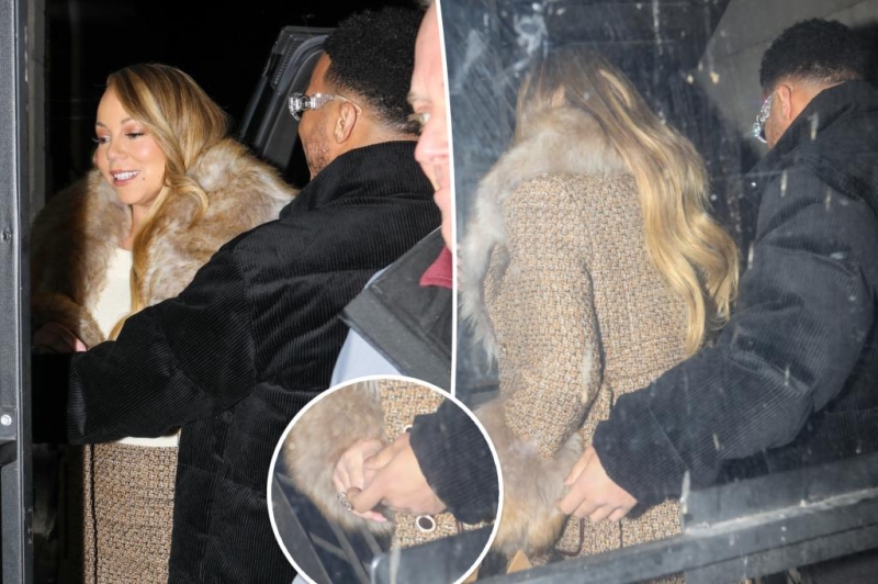 Mariah Carey identified holding hands with Anderson.Paak in Aspen