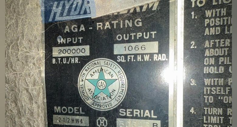 What Does That Mean?– The Art of Reading Older Boiler Tags