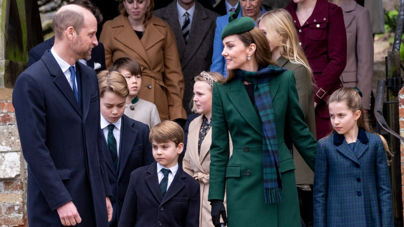 Kate Middleton and Prince William Join King Charles and Queen Camilla for Christmas Day Walk