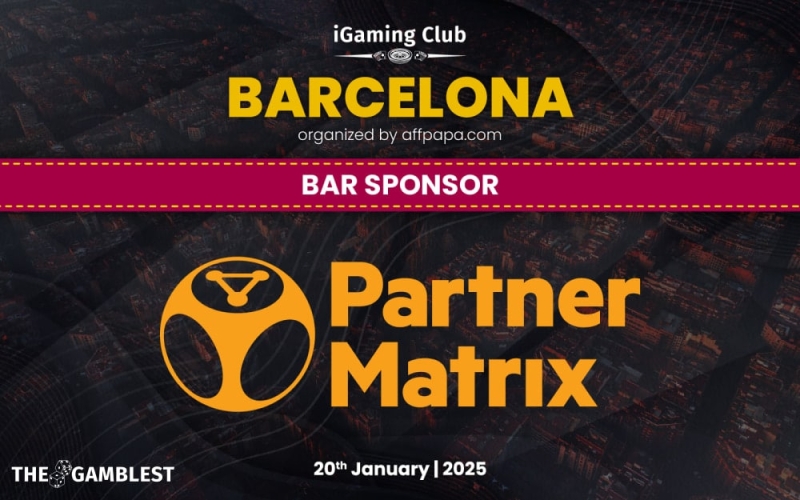 PartnerMatrix as Bar Sponsor for iGaming Club Barcelona 2025