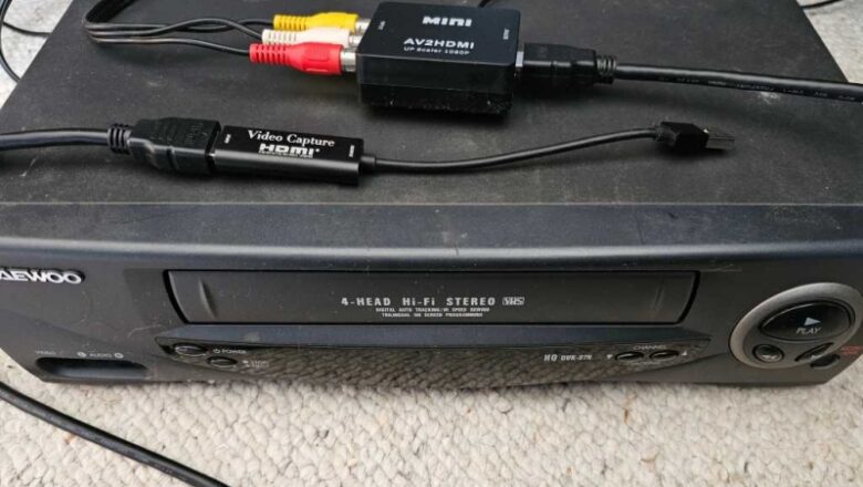 How to digitize VHS tapes the inexpensive method