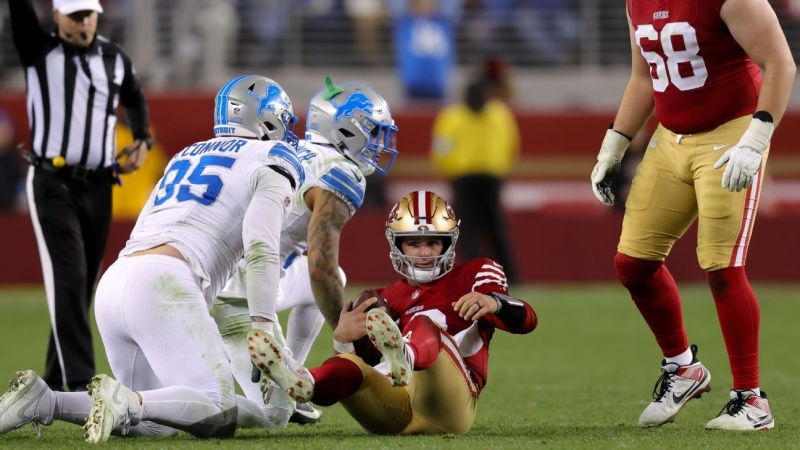 49ers’ Purdy hurts elbow, states UCL appears fine