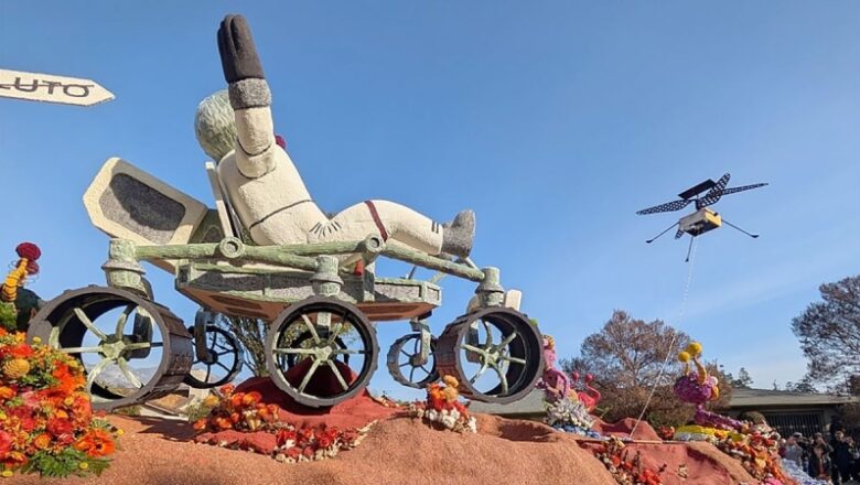 Resourcefulness Mars Helicopter flies once again as very first drone on Rose Parade float