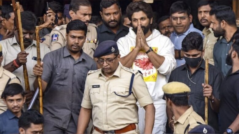 Star Allu Arjun appears before cops in stampede death case