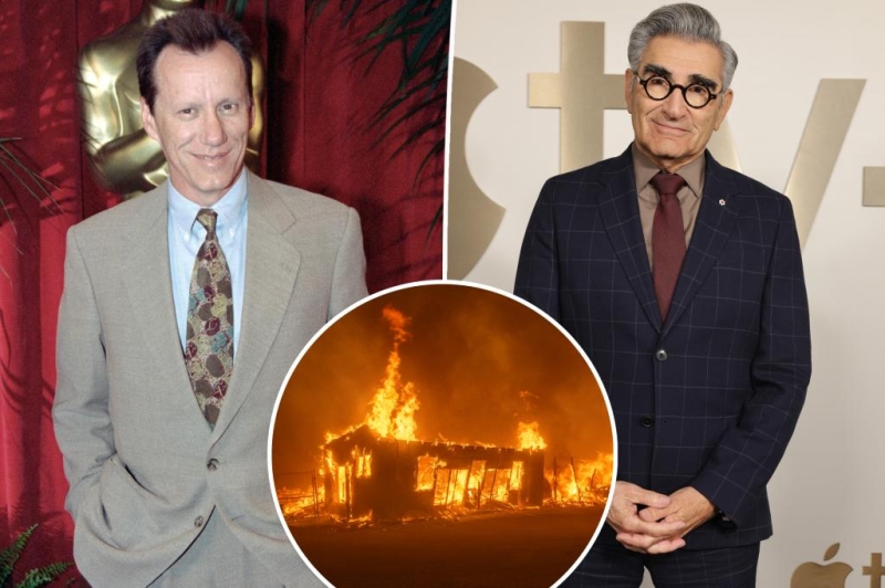 Eugene Levy, James Woods amongst stars leaving their homes as LA wildfire raves