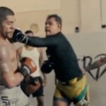 ENJOY|UFC champ Alex Pereira and middleweight competitor Caio Borralho trade shots in sparring