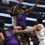 <aLeBron James, Lakers Ripped By NBA Fans for Loss vs. Mavs with Luka Dončić, Kyrie Out