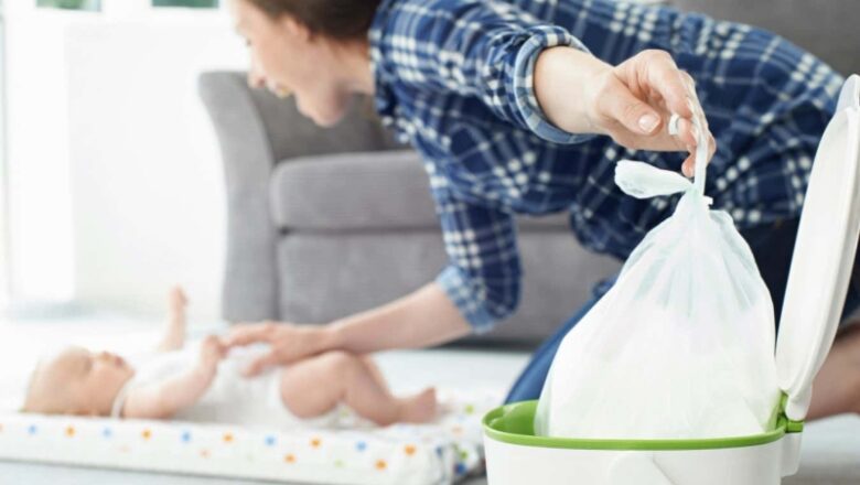 Moms and dads stop discovering diapers revolting as soon as children are consuming solids