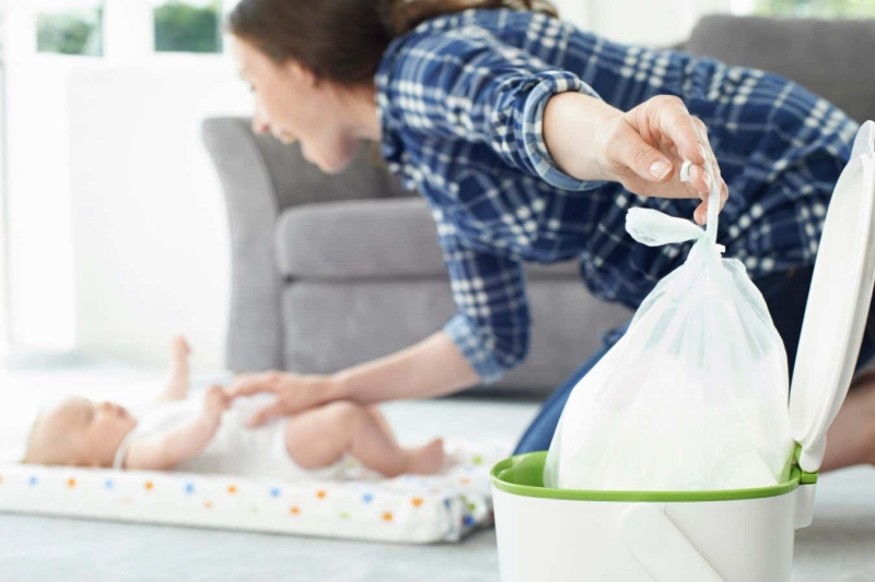 Moms and dads stop discovering diapers revolting as soon as children are consuming solids