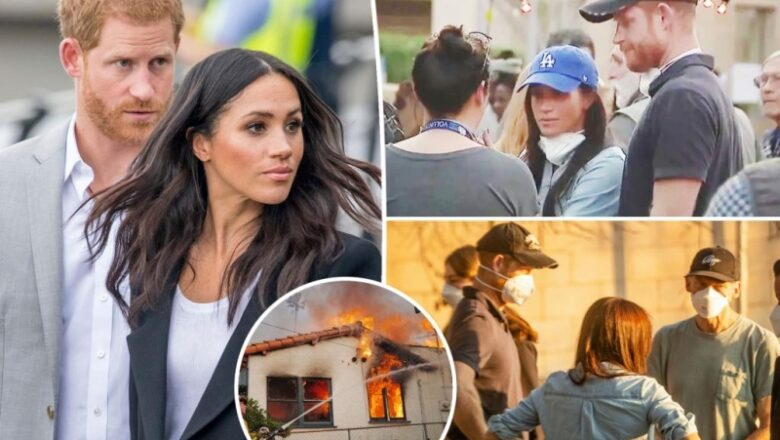 Prince Harry, Meghan Markle identified assisting LA wildfire victims after opening Montecito home to evacuees