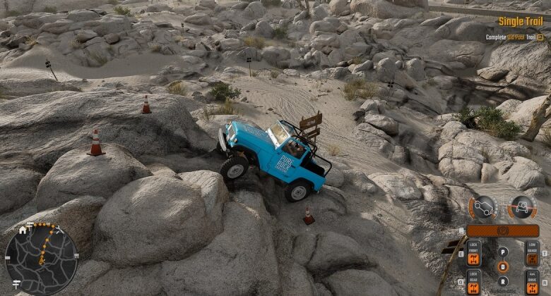 Pure Rock Crawling appears like a knockabout MudRunner without the mud