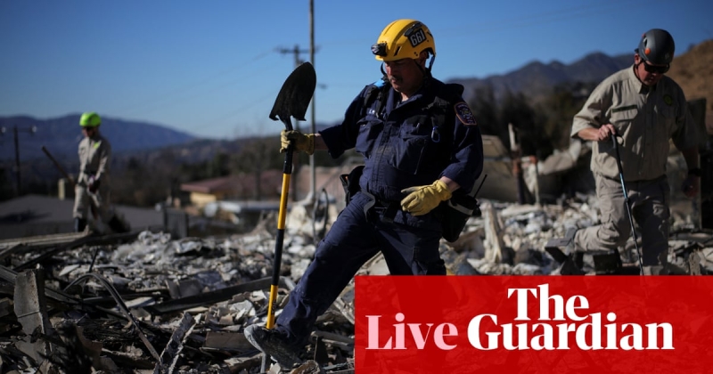 California fires: LA fire teams make development as authorities anticipate ‘much-needed break’ from harmful weather condition– as it occurred