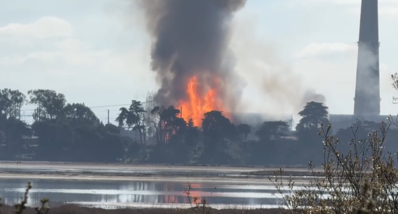 Moss Landing lithium battery center fire continues to burn, evacuations raised