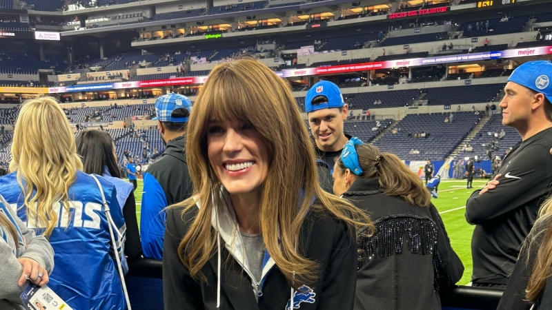 Holly Campbell Is a New Kind of Wag– and Detroit Lions Fans Are Loving It