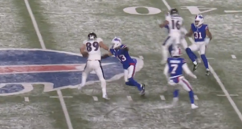 How a single punch swung the AFC Divisional Round video game in between Bills and Ravens