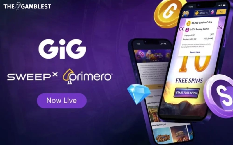 GiG revealed its social gambling establishment SweepX is now deal with brand-new partner Primero