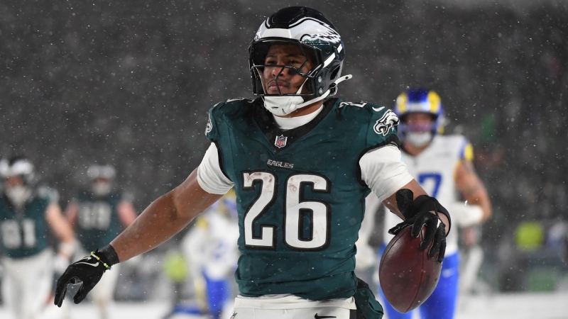 See: Eagles RB Saquon Barkley ices video game with 78-yard TD run vs. Rams